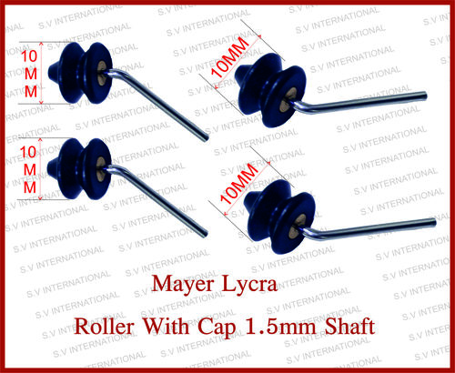 Mayer Lycra Roller (10mm) With Cap 1.5mm Shaft