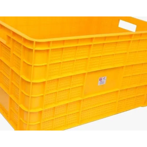 Yellow Plastic Crates