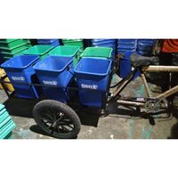 HDPE Dustbin Garbage Rickshaw