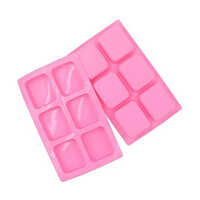 Silicone Brownie Pan Moulds - 26x15.8x2.5 Cm | Pink, Flexible Shaping Mould For Moulding & Shaping Delicious Brownies