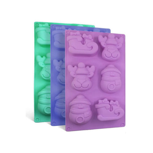 Green Christmas Silicone Moulds