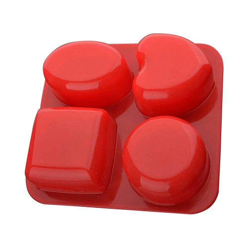 Red Multi Shape Soap Mould