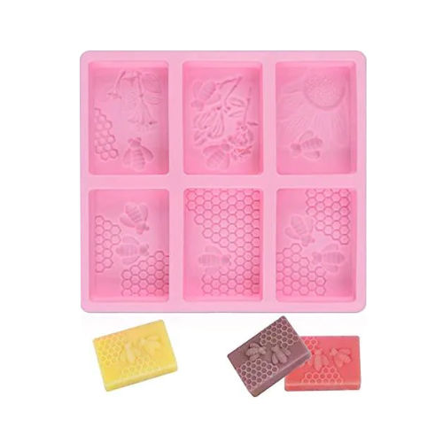 3D Silicone Honeycomb Soap Moulds