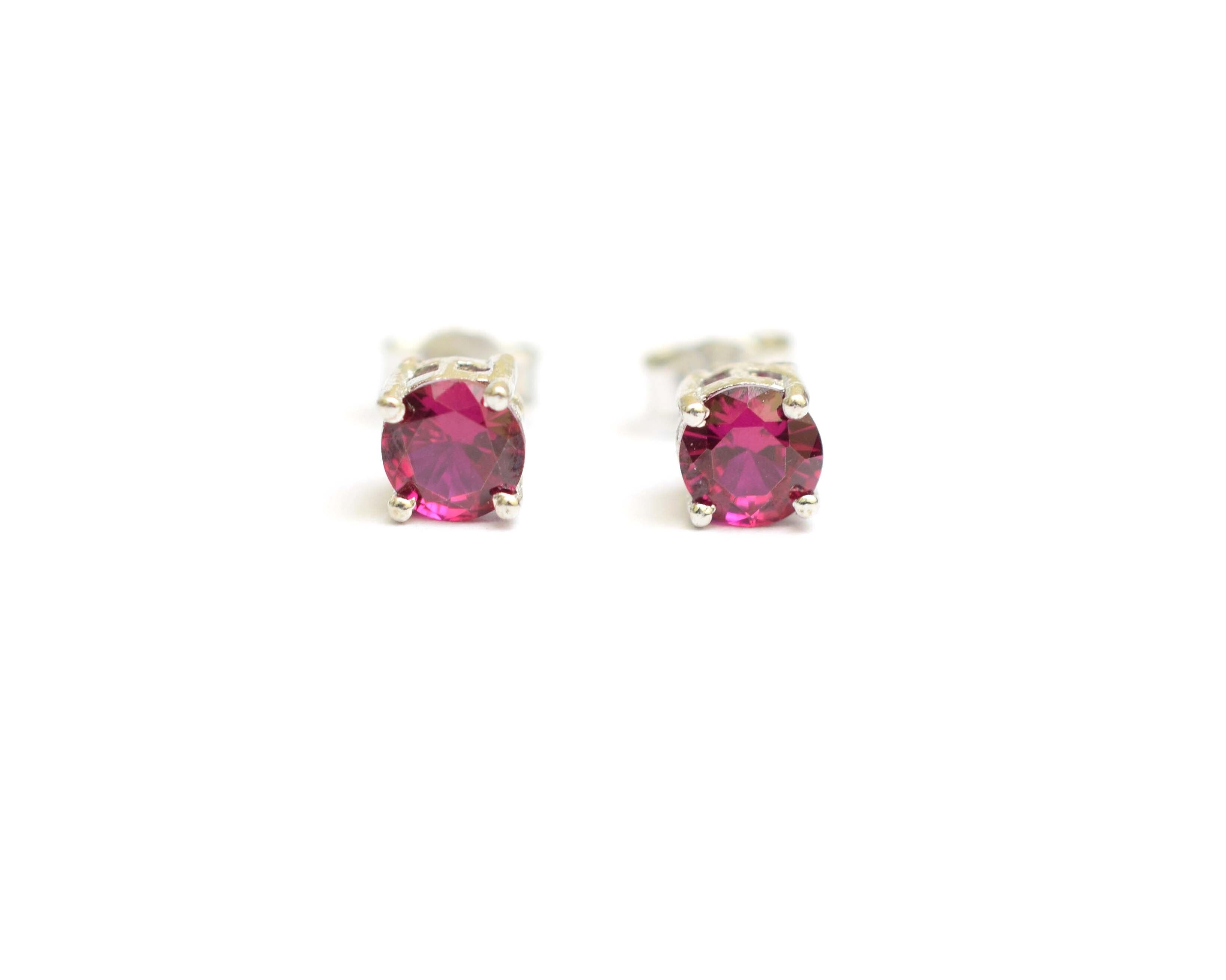 925 Sterling Silver Cubic Zirconia Stud Earring