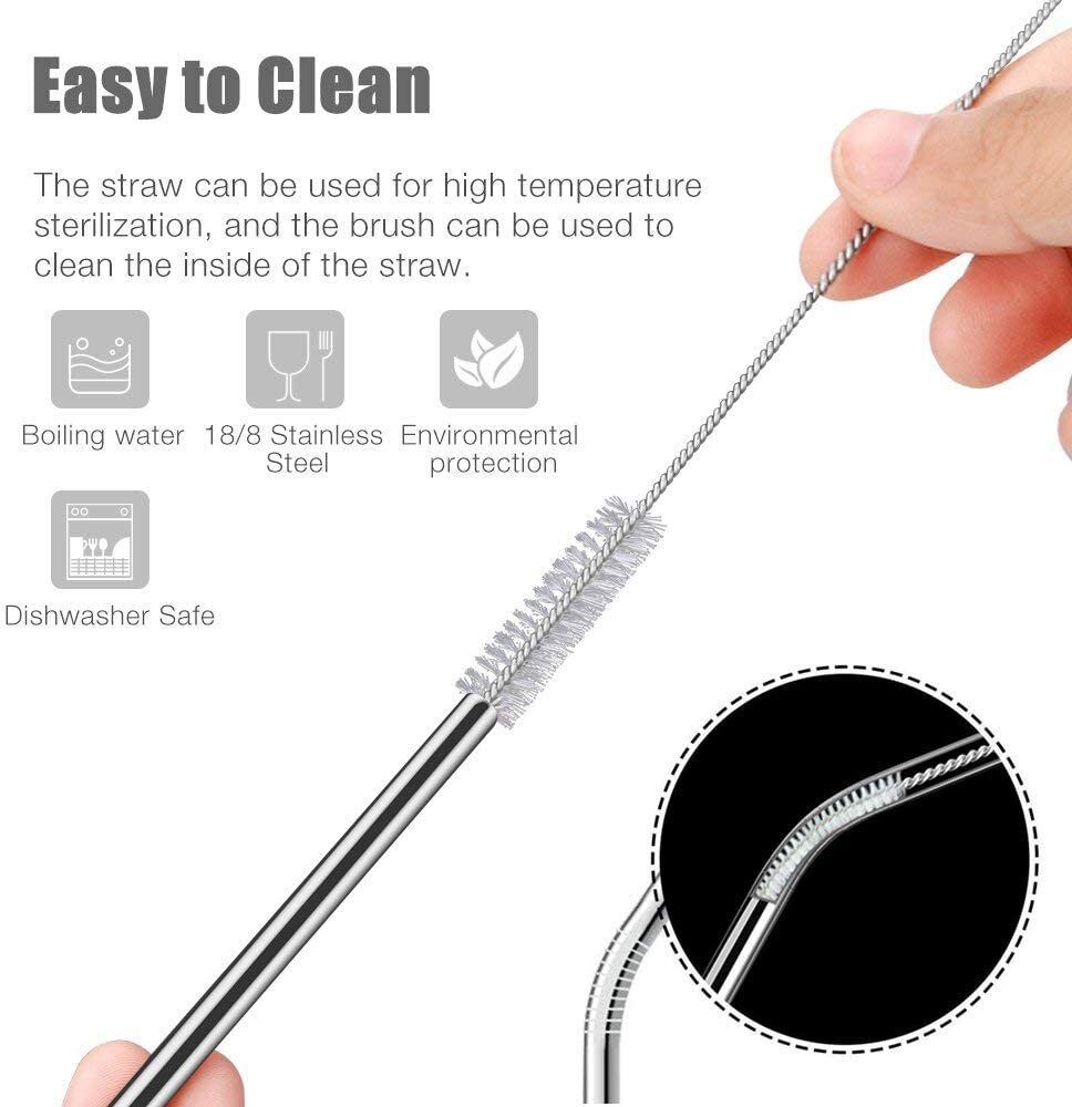 Stainless Steel Straw Set