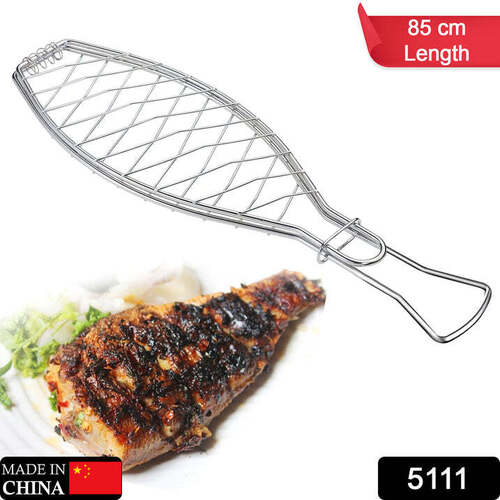 STAINLESS STEEL FISH GRILL NET BASKET