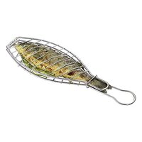 STAINLESS STEEL  FISH GRILL NET BASKET