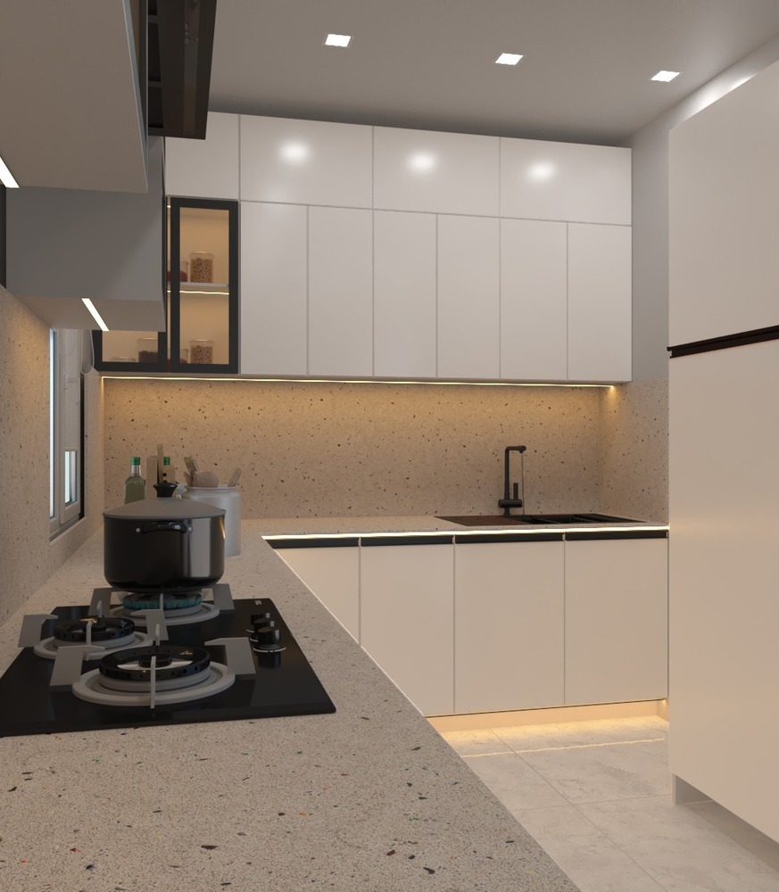 Acrylic Modular Kitchen Interior Designing Service