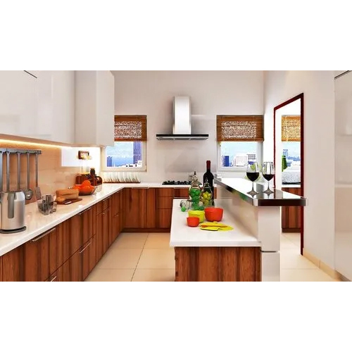 Island Modular Kitchen Interior Designing Service By ANIL MULTI SERVICE