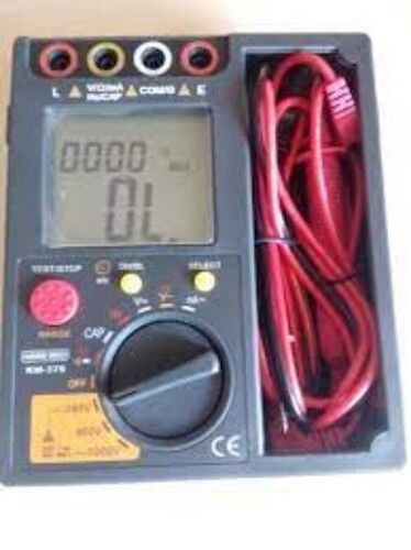 Gray Digital Insulation Resistance Tester Model Km 379