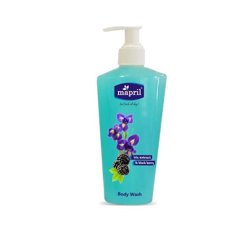 Natural Iris and Blackberry Body wash for Oil Free Skin or soft smooth and supple skin
