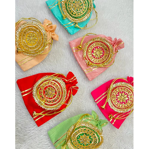 Indian Potli Handmade Pouch 10 Pcs