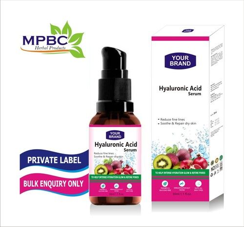 Mpbc Hyaluronic Acid Face Serum With Natural Extracts For Repair Dry Or Aging Skin Age Group: Adult