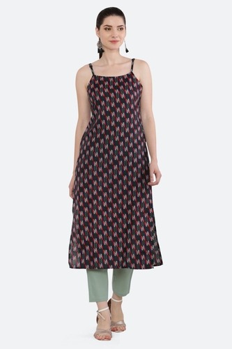 Lopa Black1 Cotton Kurti