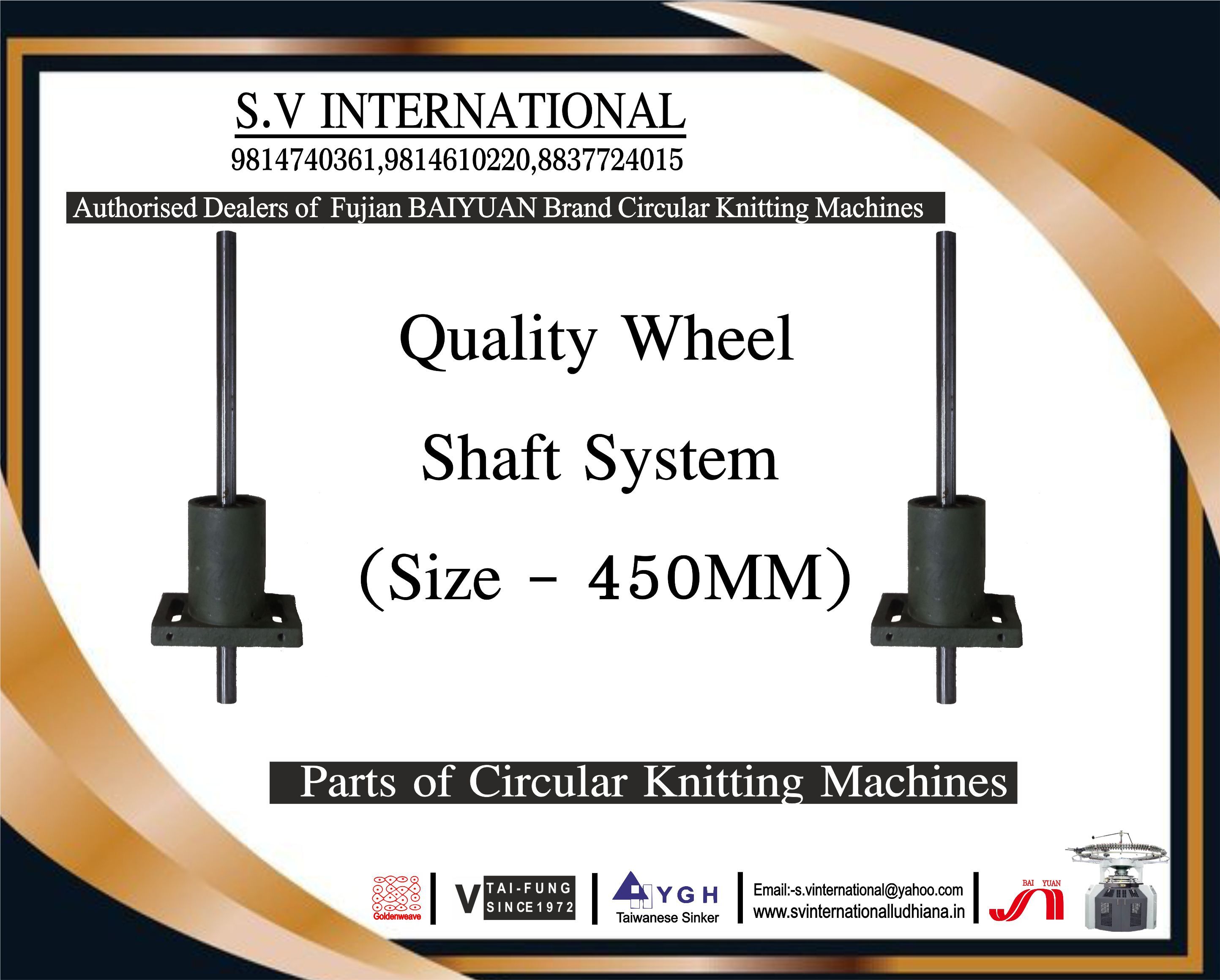 Quality Wheel shaft System - ( Size- 450MM )