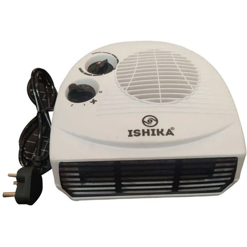 White 230V Electric Room Fan Heater