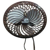 Plastic All Purpose Fan - Plastic Material, Wall Mounted Design, Black Color | Electrical Power Source, Warranty Included