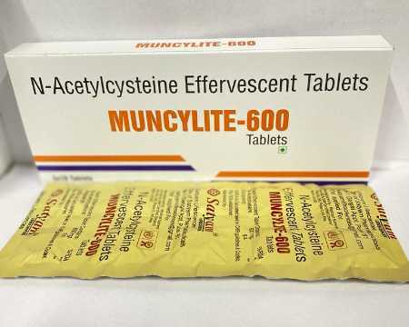 Nacetylcystine effervescent600mg