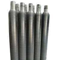 Aluminium Finned Tube - 4mm Thickness, 2ft Length | Industrial Grade, Lightweight, Silver Polished Finish, Enhanced Thermal Efficiency