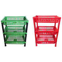 Dzire Plastic Rack - Rigid Pp Material, Available In Virgin And Non-virgin Quality, Green And Red Colors, Rectangular Shape, Multiple Sizes Available