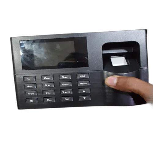 Black Secureye Biometric Attendance System