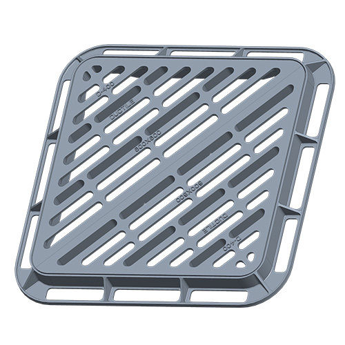 Square Catch Basin Grate Galvanized Steel