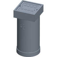Concrete Valve Box - Grey Concrete Construction | Ideal For Industrial Applications, Maintains Pressure Valves In Separate Lines, Customizable Sizes