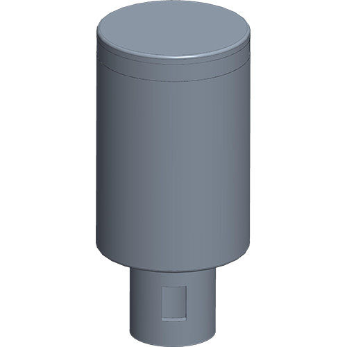 Grey Security Bollards