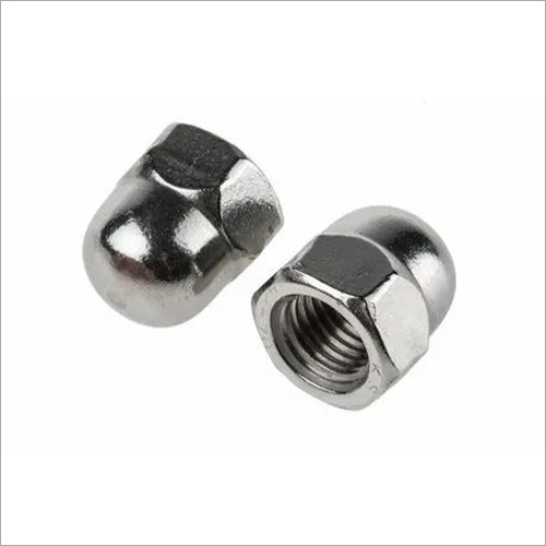 Stainless Steel Dome Nut - Customized Sizes, Silver Color , High Durability with Polished Surface