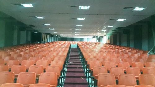 Plastic auditorium chairs