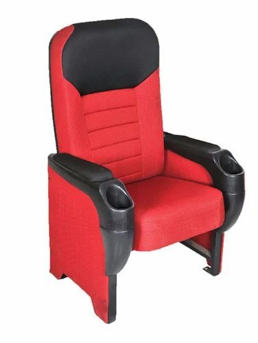 Push back theatre chair