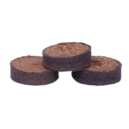 Eco-Friendly Coir Pith Seedling Coins