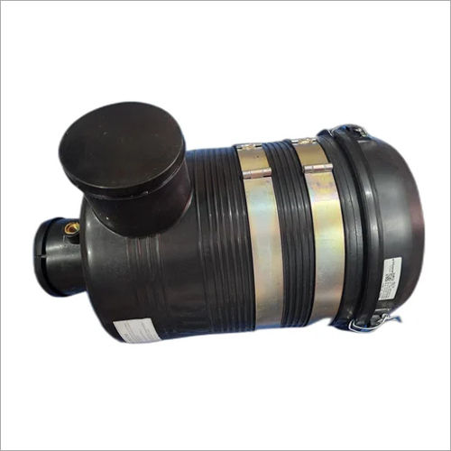 Backhoe Loader Air Filter Assembly - Color: Black