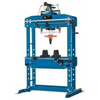 Hydraulic Manual Press Machine - Color: Blue