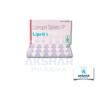 Lipril 5 Tablet - 100% Purity, Hospital Application | Treats High Blood Pressure, Heart Failure, Reduces Heart Attack Risk, Long-term Use
