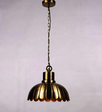 Antique Brass Metal Pendant Light - E27, Variable Dimensions, Brass Color | Durable Material, Elegant Design, Easy Installation, Ideal For Home Dã©cor