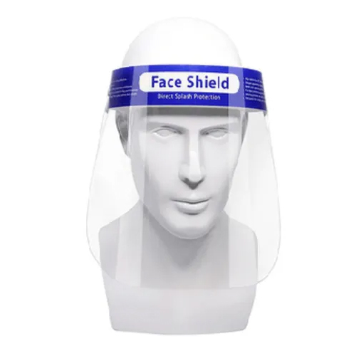 Face Protector Shield - Meltbrown Material, One Size Fits All, Transparent Color | Multiple Use, Anti-Bacterial, Easy Maintenance Visor