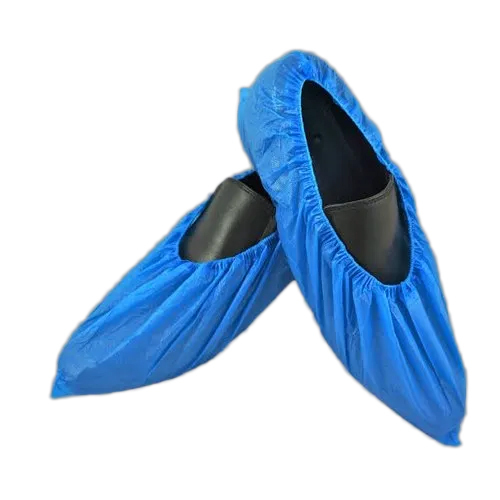 Blue Plastic Shoe Cover