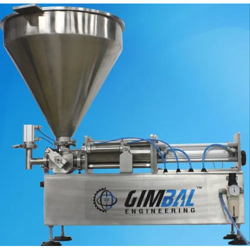 Semi Automatic Ginger Garlic Paste Filling Machine