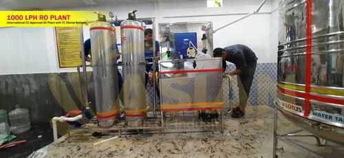 1000 LPH Reverse Osmosis Plant