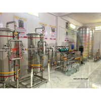 अर्ध स्वचालित पैकेज्ड वाटर ट्रीटमेंट प्लांट