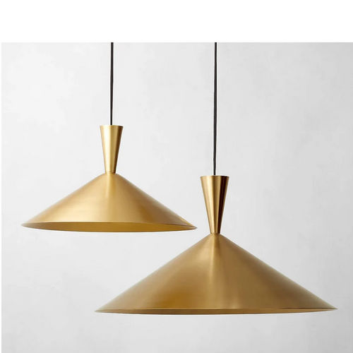 Brass Pendant Light Polished solid brass shade Pendant light