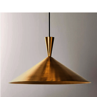 Brass Pendant Light Polished solid brass shade Pendant light