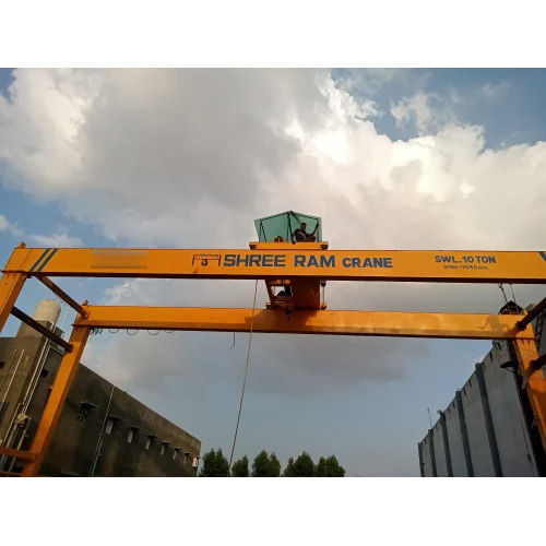 Yellow Heavy Duty Double Girder Eot Crane