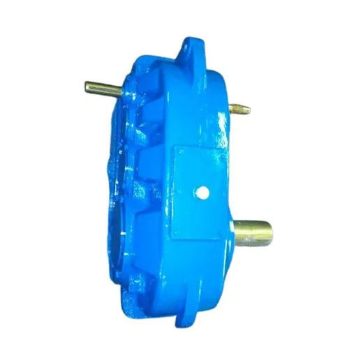 Blue Mild Steel Helical Gear Box