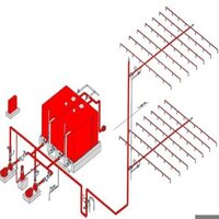 Fire Fighting Water Sprinkler Systems - Color: Red