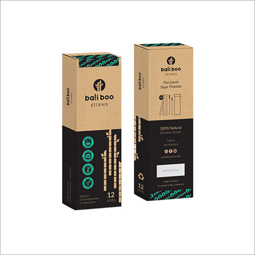 Glossy Lamination Brown Packaging Mono Carton