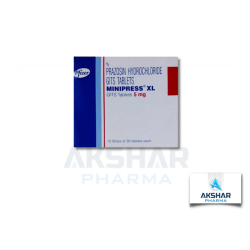 Minipress Xl 5Mg Tablet - Purity: 100%