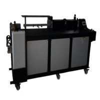 Lever Arch File Making Machine - Color: Grey And White