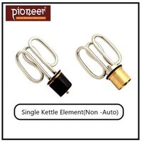 Single Kettle Heating Element - Copper Heating Elements, 1000-2000 Watt Power Range, Silver Color, Mgo Insulation, 1-year Warranty | Reliable For Sterilizers